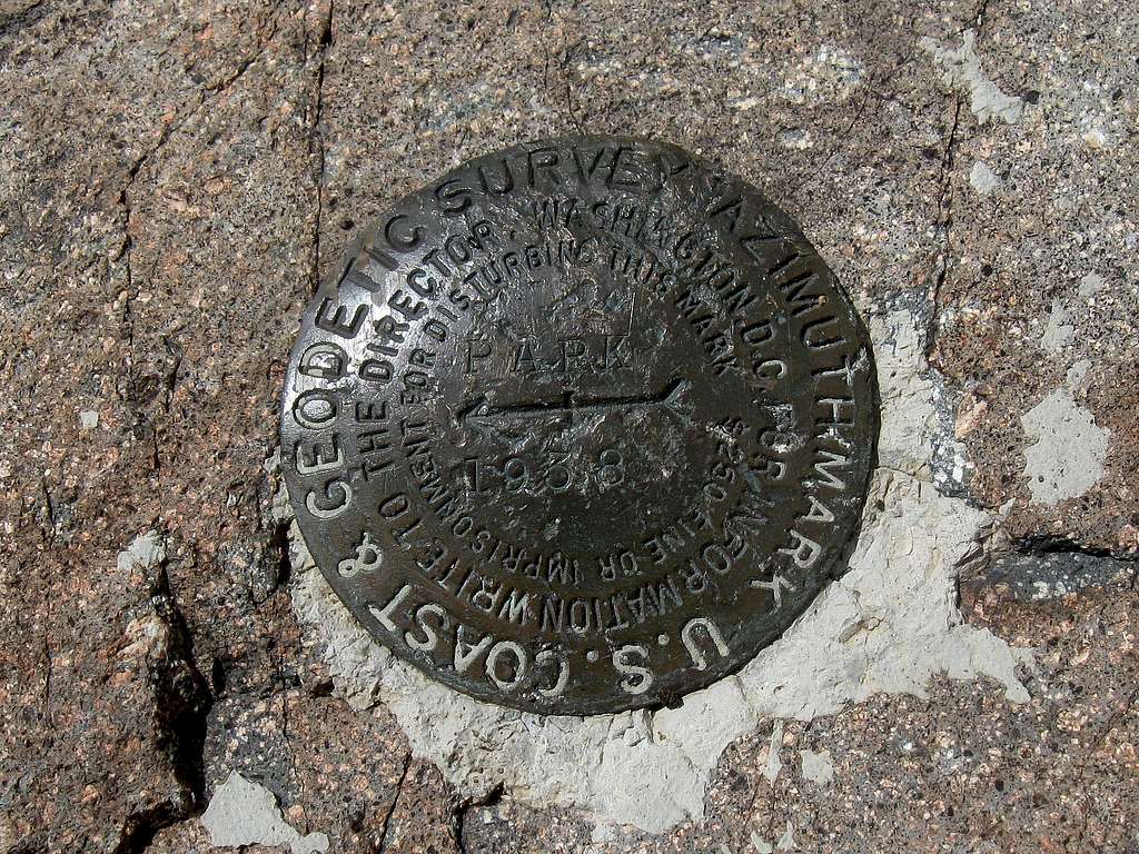 Flagstaff Mountain witness marker