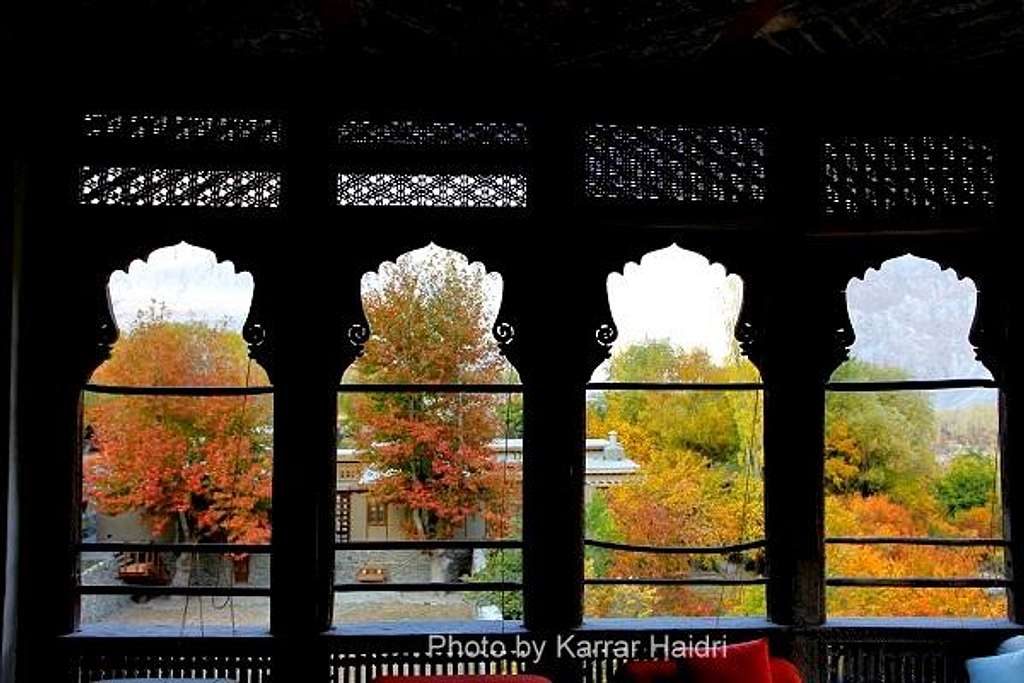Autumn View from Khaplu Fort Baltistan Pakistan