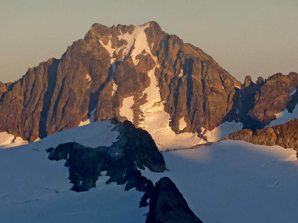 Sunset on Buckner's North Face