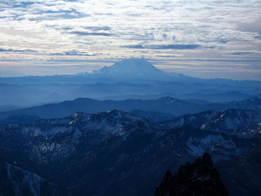 Mount Rainier...