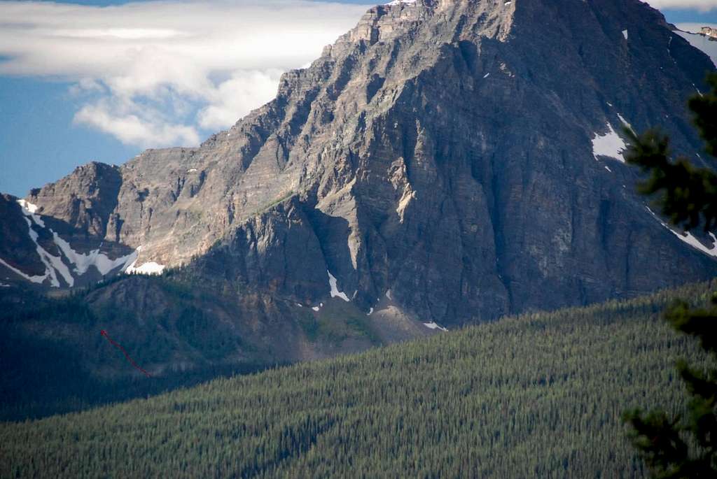 Bell NE Ridge 5.3 - Approach from Taylor Lake