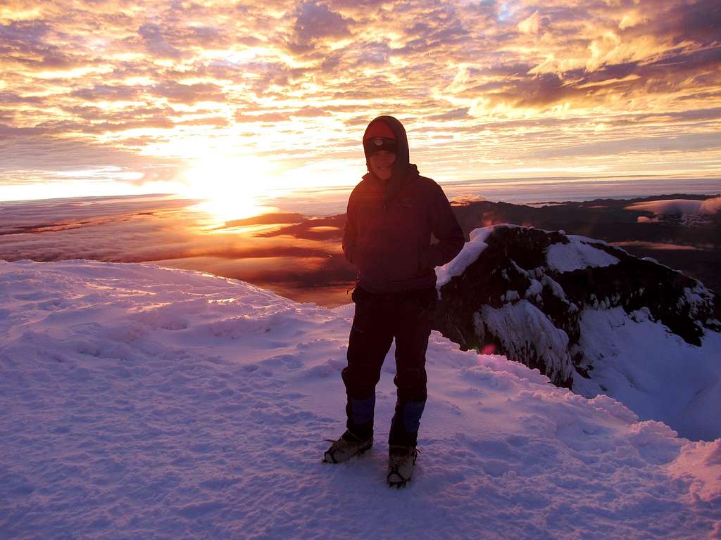 Me on the summit of Cotopaxi