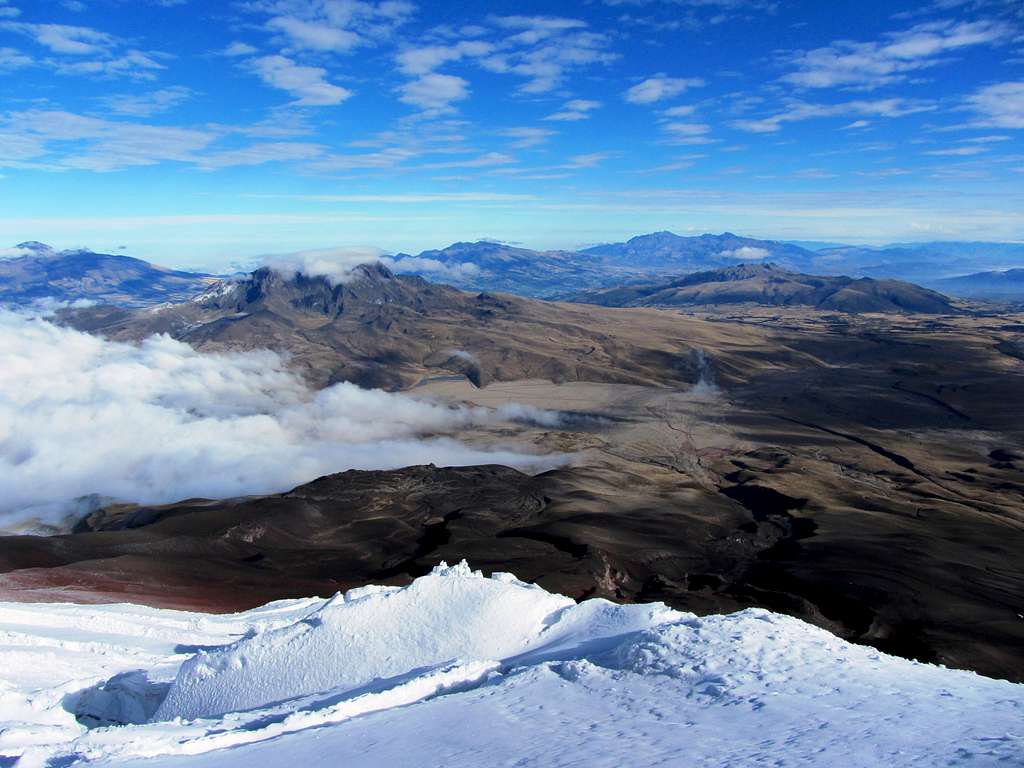 view from Cotopaxi