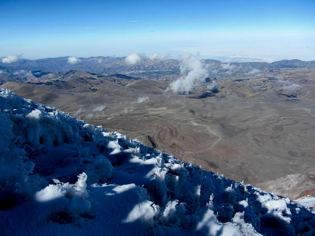 Upper slopes of Chimborazo