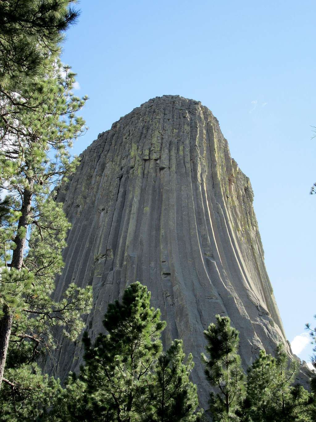 The north face of Devils Tower