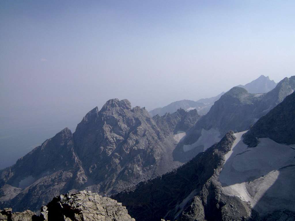 Cloudveil Dome-Seen from the 3rd pitch of the Petzoldt Direct