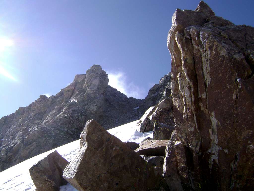 The Northwest Couloir of the South Teton