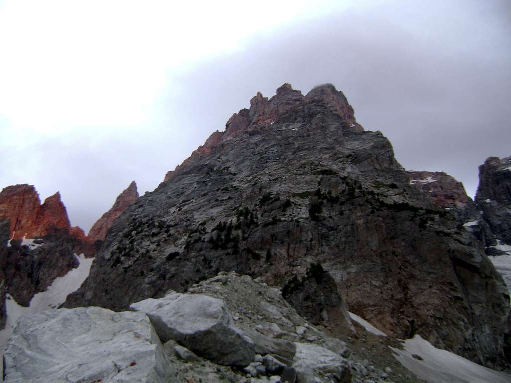The Grand Teton-Seen from the Teton Glacier moraine