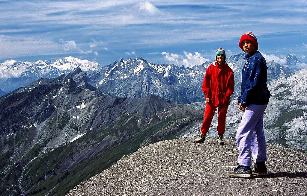 On the summit of Arpelistock