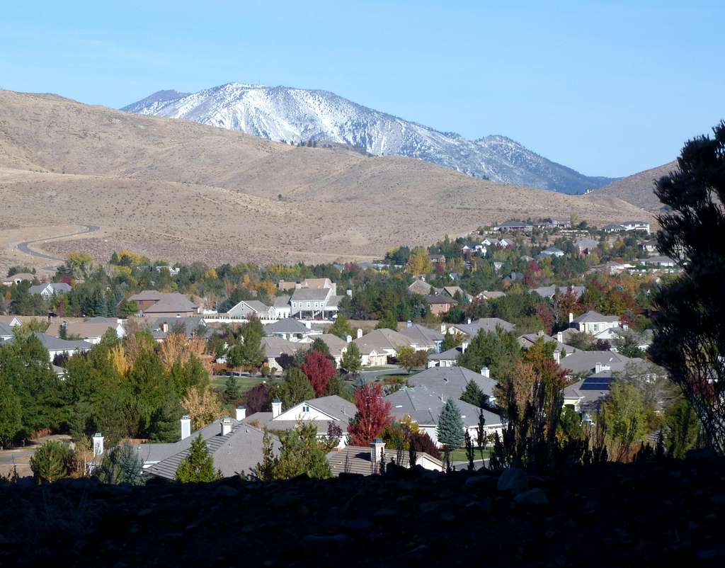 View north to Slide Mountain
