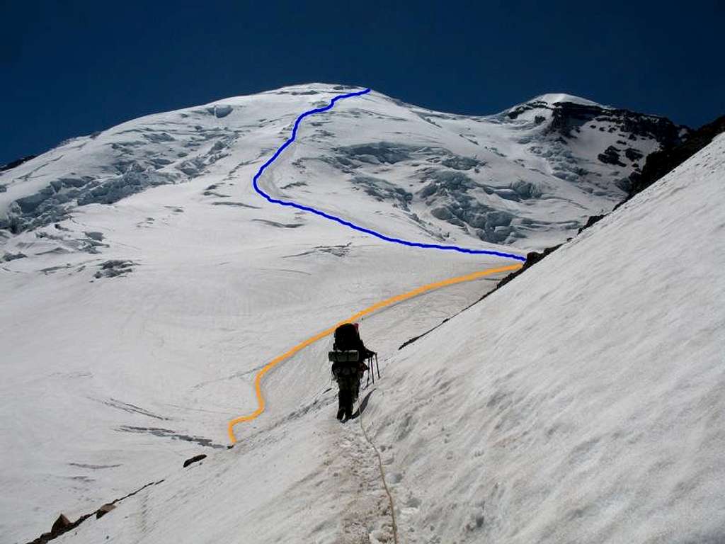 Route to Schurman and Summit