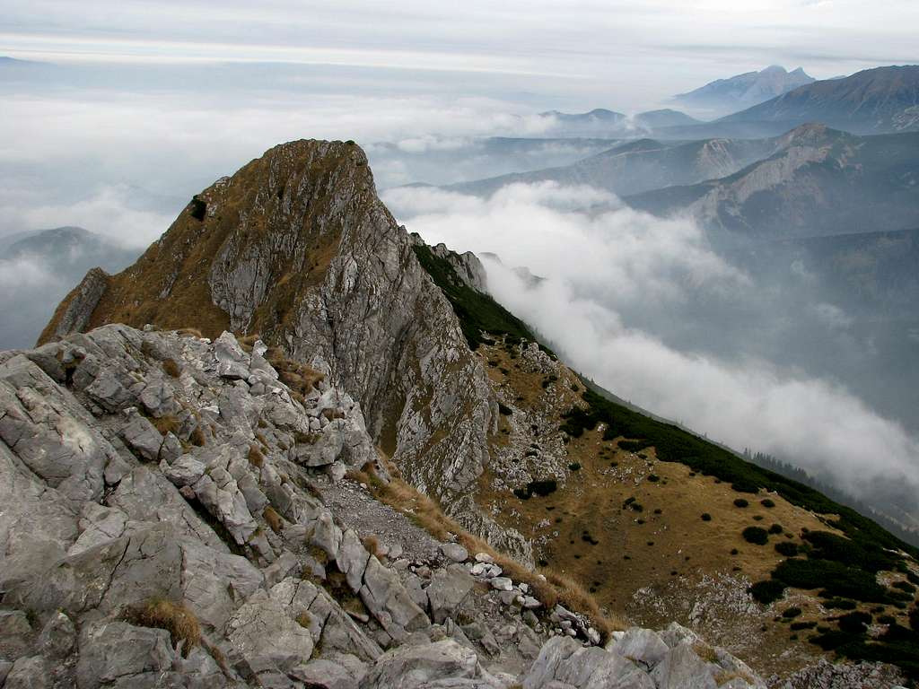 Długi Giewont from Giewont