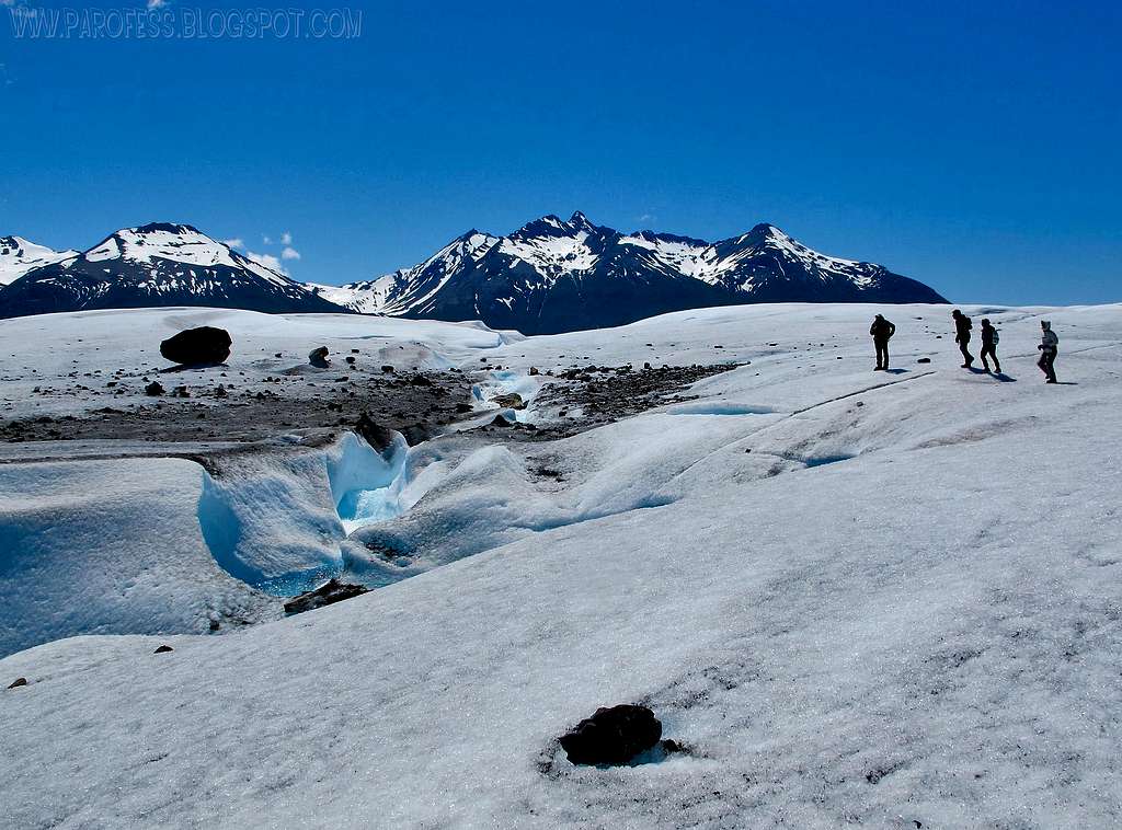People go crazy over the glacier...