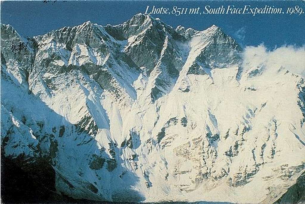 Lhotse South Face Expedition 1989