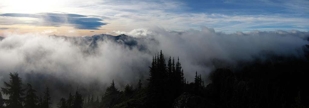 Goat Peak summit Panorama