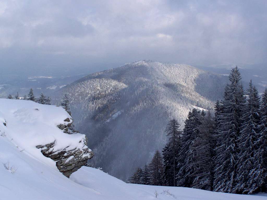 The view of Grosser Otter (1358 m)