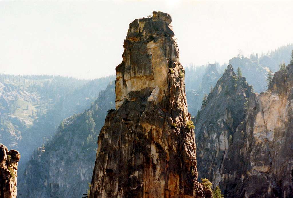 One of the Catherdral spires from Higher Cathedral rock