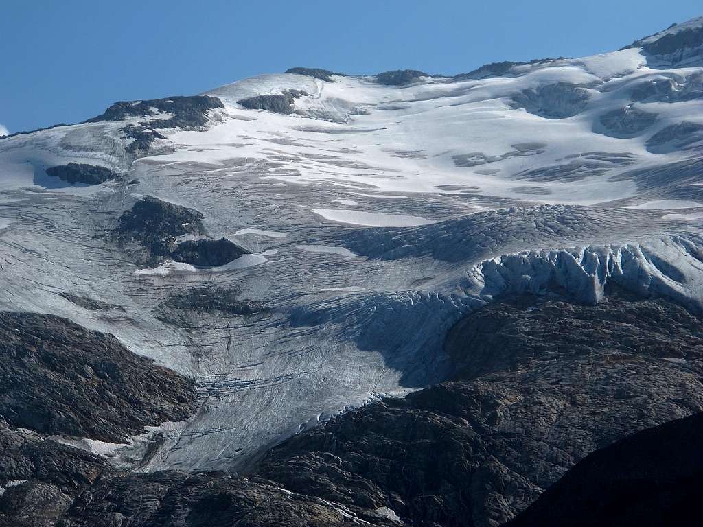 The Habach glacier