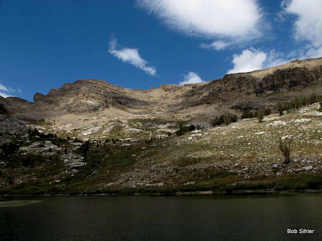 Thomas Peak and Island Lake