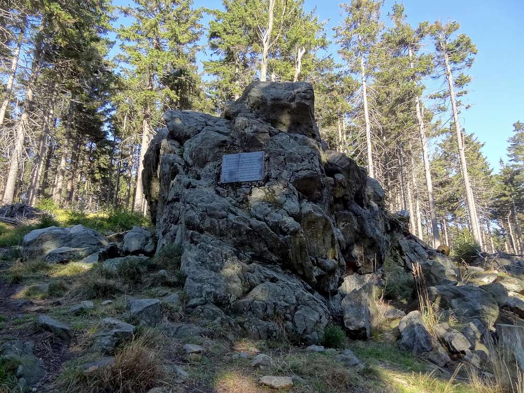 Granite outcrop near Kozie Siodło