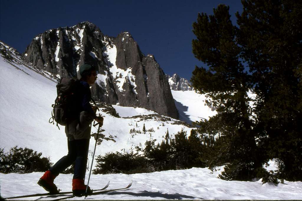 Skiing in to the Palisades - Sierra Nevada, CA
