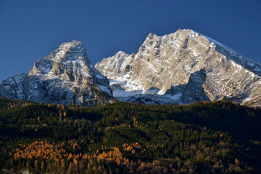 Watzmann and larches