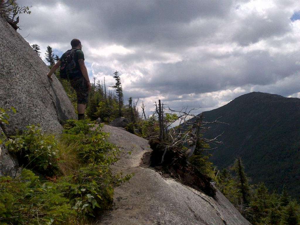 A narrow ridge on Basin Mtn.