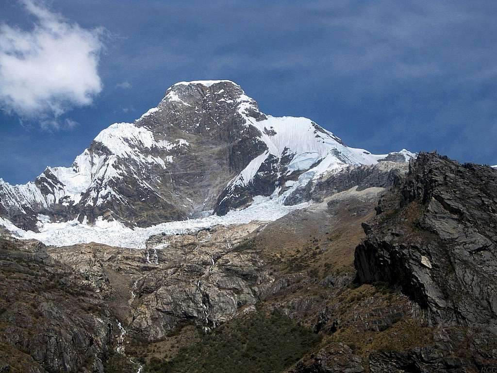 N face of Huascarán Norte