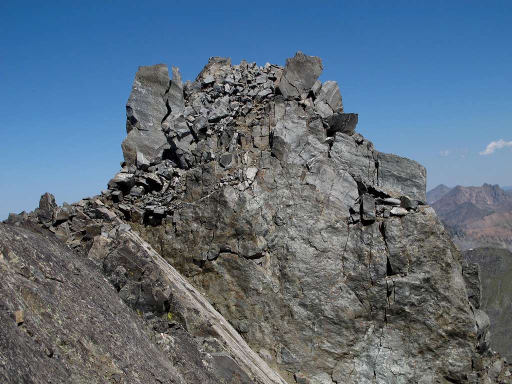 Summit Block of Hilgard Peak
