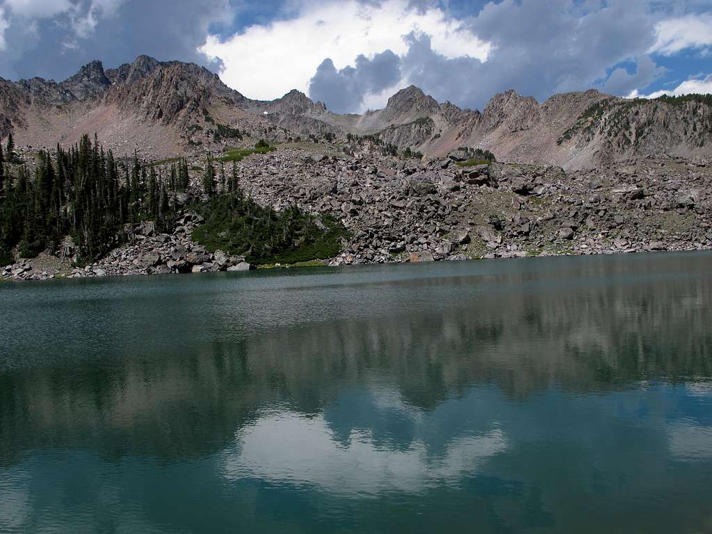 Hilgard Lake and the East Ridge of Echo Peak