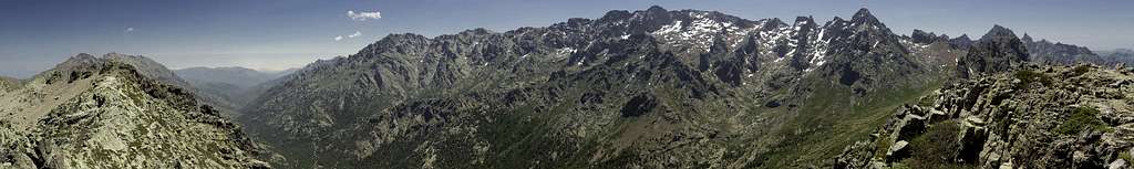 180° summit Panorama south