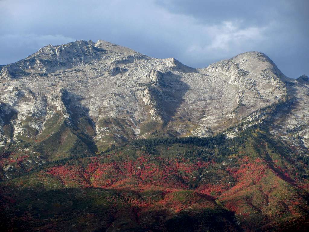 Lone Peak & Bighorn Peak fall colors