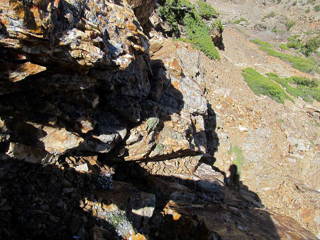 along ascent of West Buttress