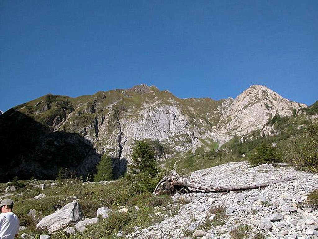 Rauchkofel seen from the east...