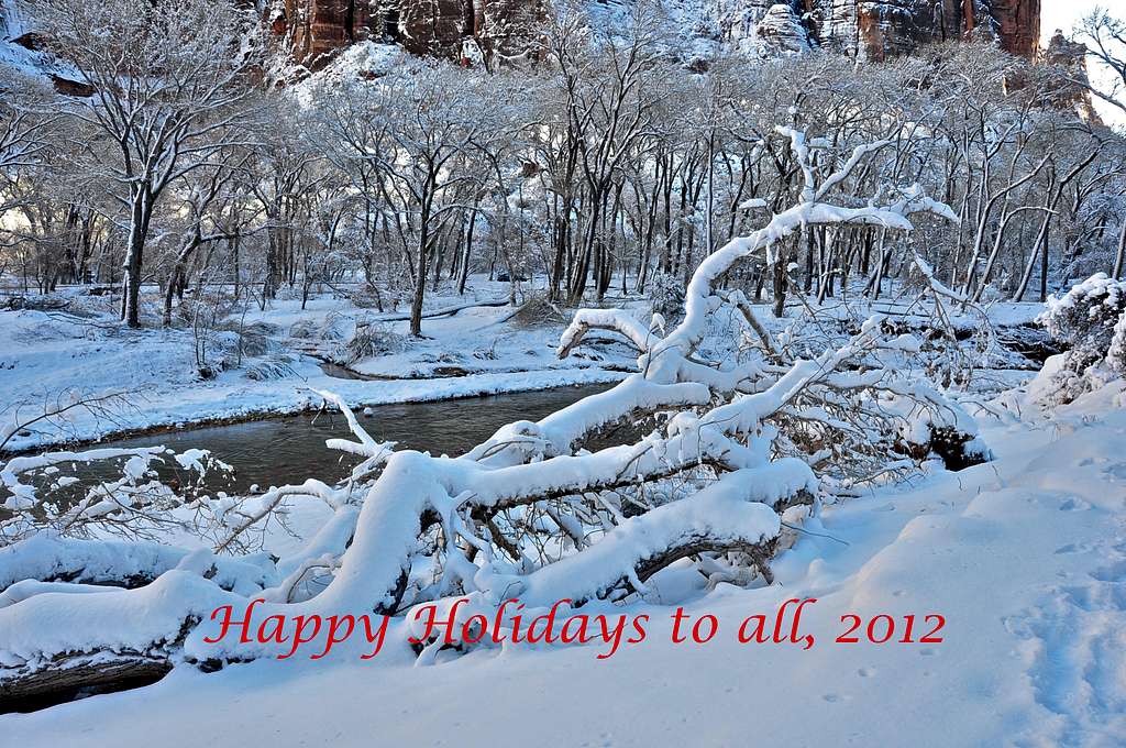 Happy Holidays to all, 2012