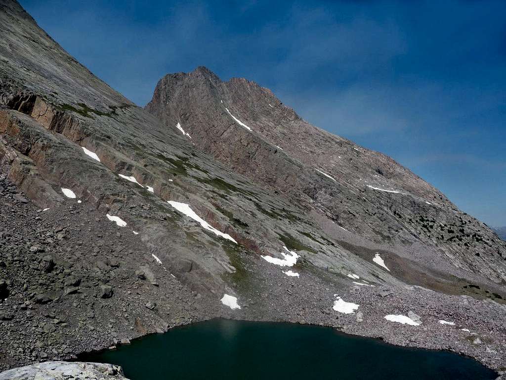 Arrow Peak with Vestal Lake