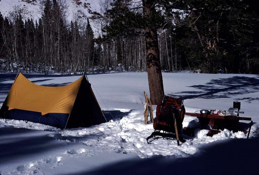 Winter Camping in the Early Eighties