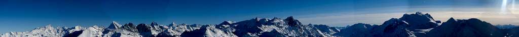 From Weisshorn to Grand Combin