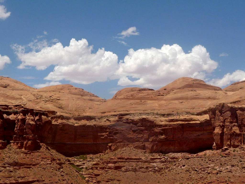 Canyon Walls with Clouds