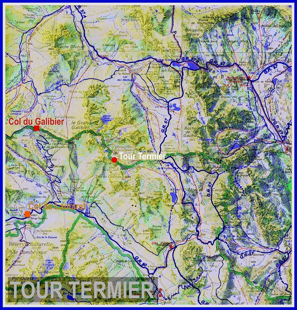 Tour Termier map