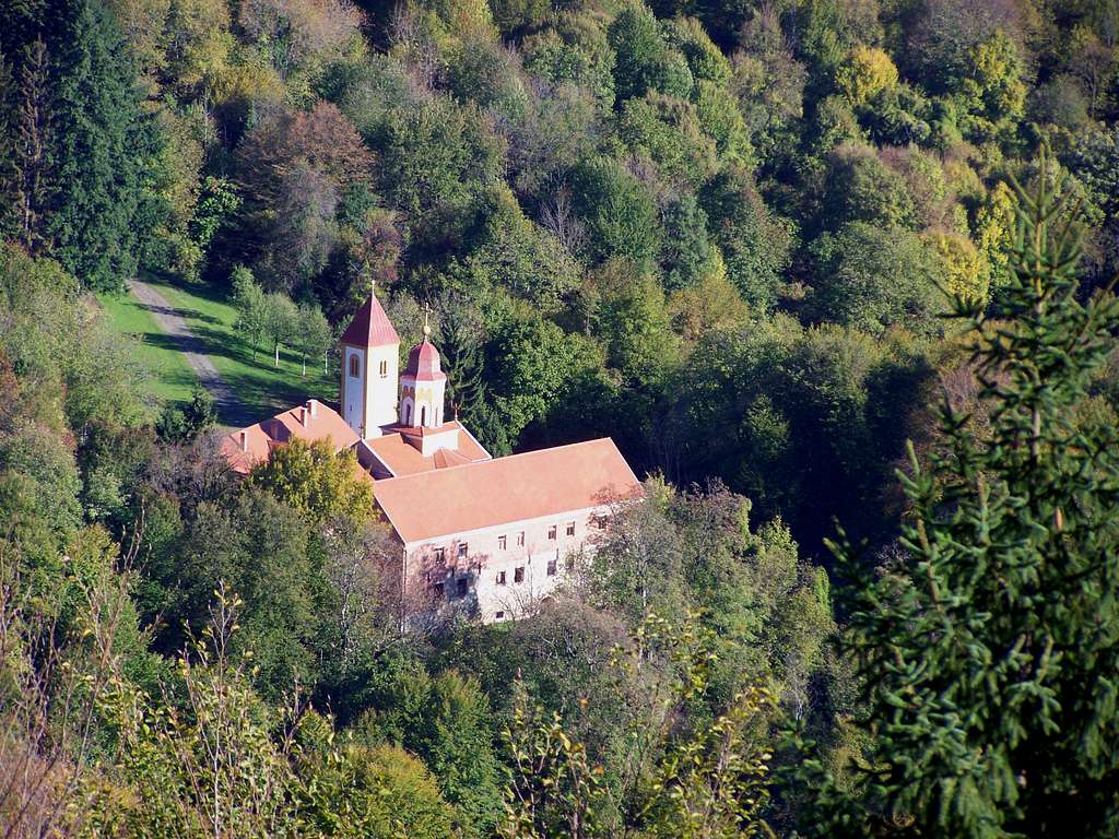 The ortodox monastery near Orahovica/Raholca