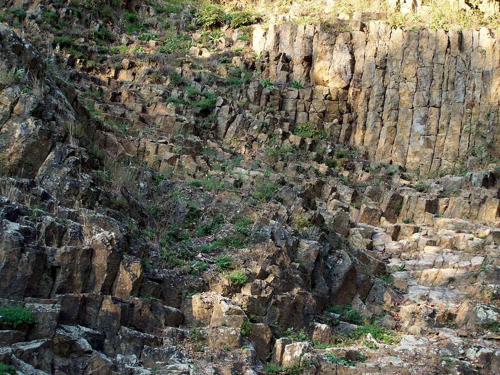 Basalt rocks at Rupnica