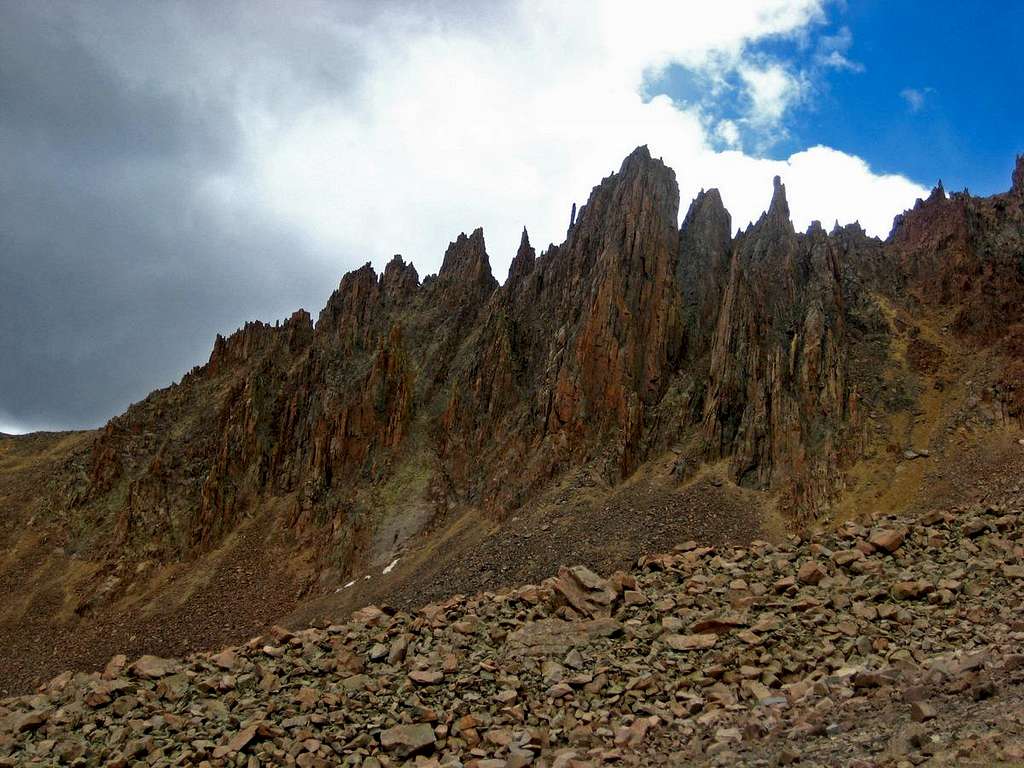 The Spires of the Southwest Ridge