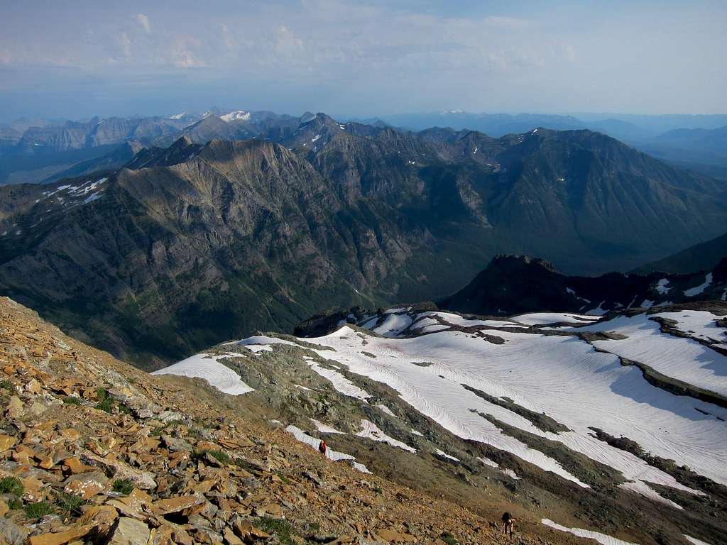 View heading up the south face of Vulture