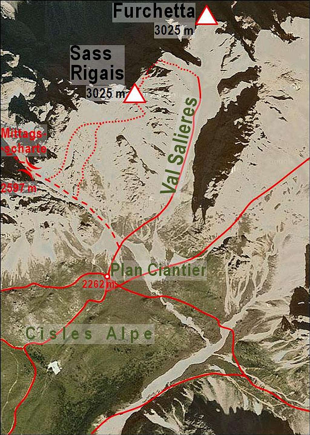 Sass Rigais map