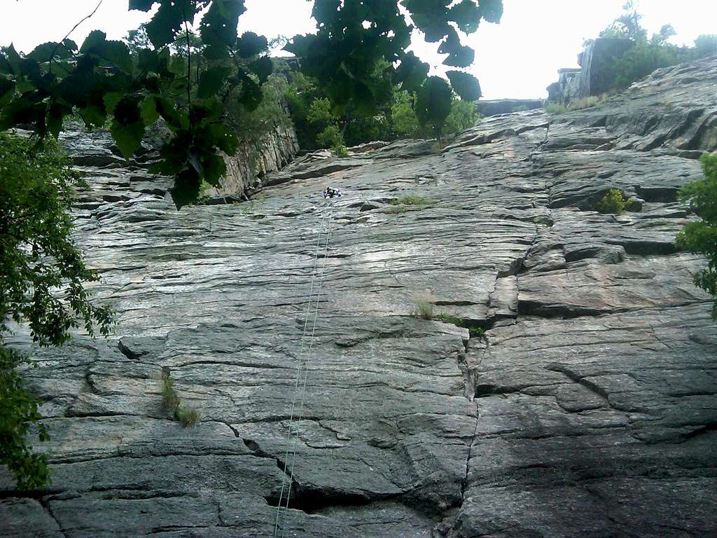 Second pitch of Three Pines - Gunks, NY