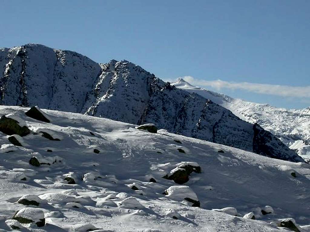 La punta Basei (3338 m.)