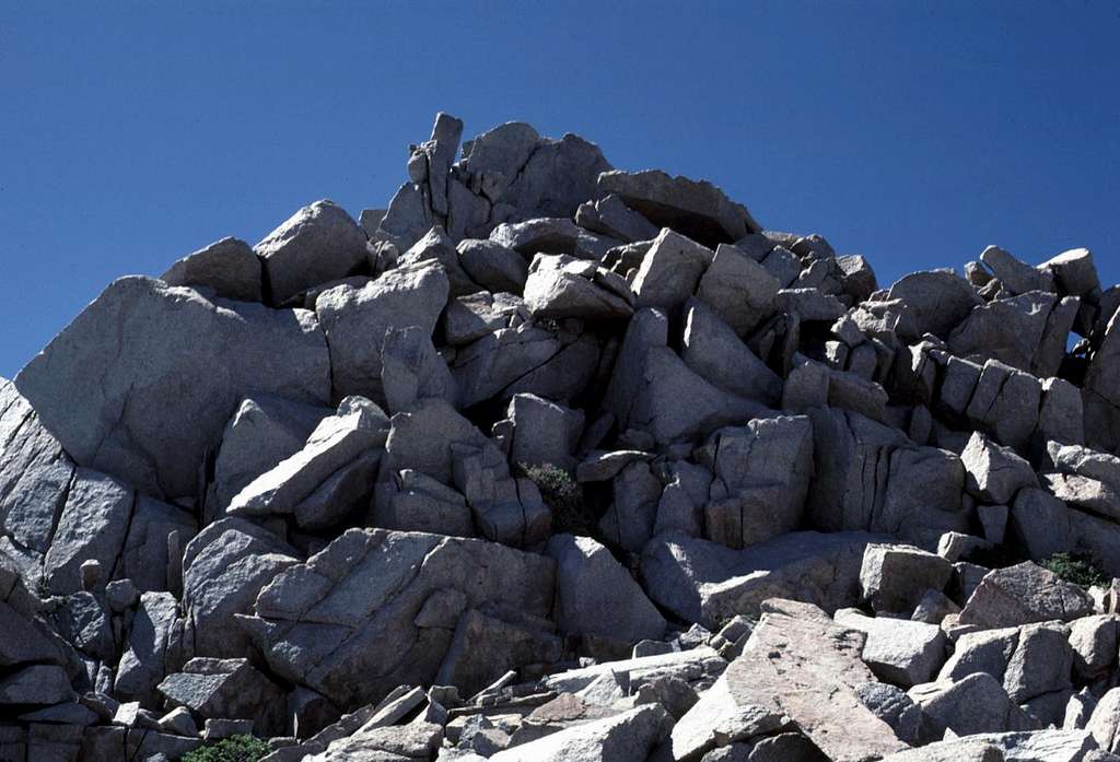 Below the Summit Rocks