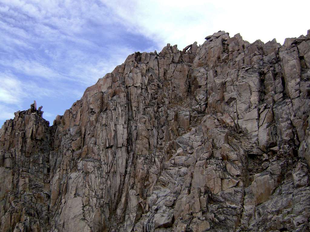 The south face of Granite Peak