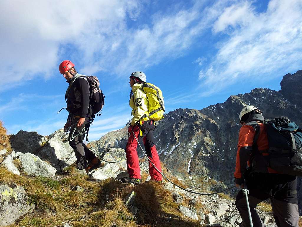 ascending Gerlach peak